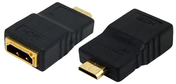 HDMI (Female) to Mini HDMI (Male) Adapter - Click Image to Close